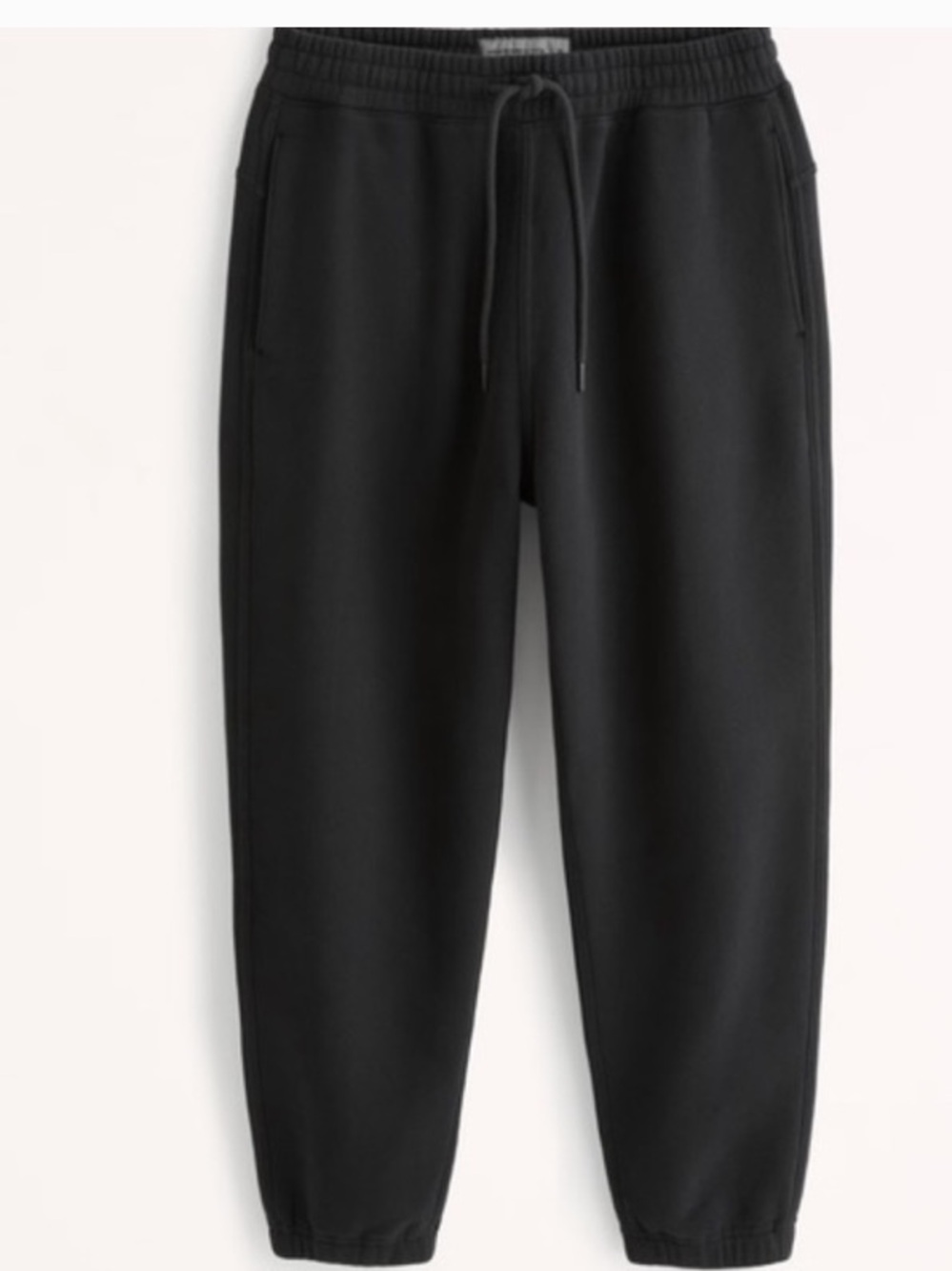 Abercrombie & Fitch Black Drawstring Jogger Pants